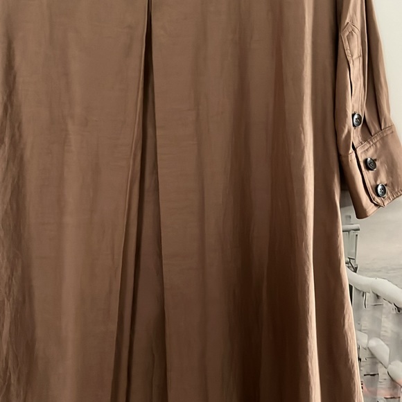 NWT BCBGMAXAZRIA DRESS -MIDI LIGHT BROWN - Picture 7 of 10